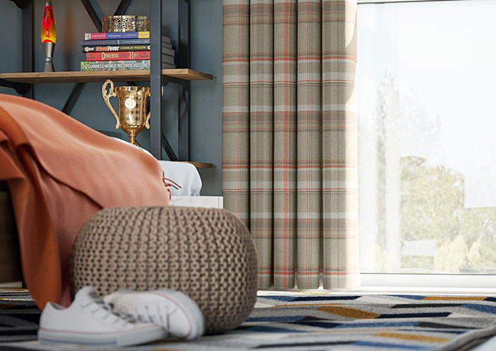 Macrae, Brown Tartan - Made to Measure Curtains - Image 5